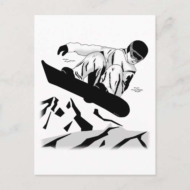 Postal Snowboard 5 (Anverso)
