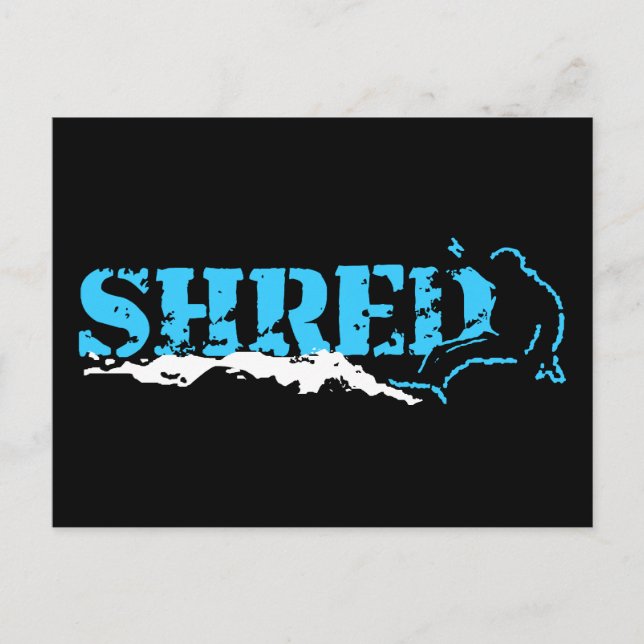 Postal snowboard : compartimiento (Anverso)