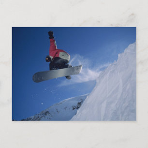 Postal Snowboard en el centro turístico del Snowbird,