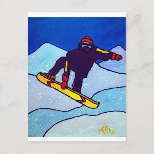 Postal Snowboard por Piliero