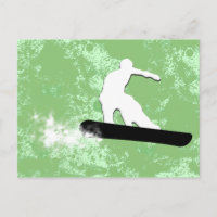 snowboard, rastro de polvo.