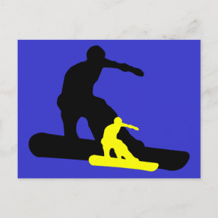 Postal snowboard : sombra