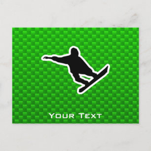 Postal Snowboard verde