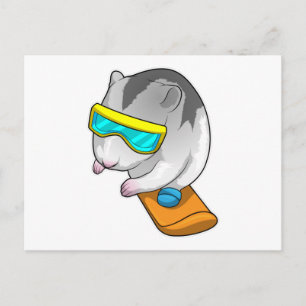 Postal Snowboarder de Hamster