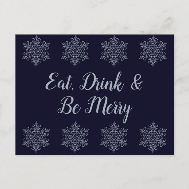 Postal Snowflake Ornate (Anverso)