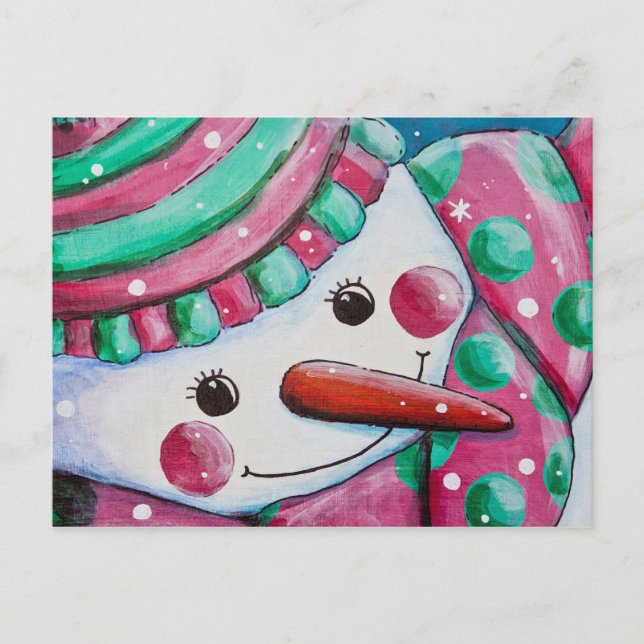 Postal Snowgirl (Anverso)