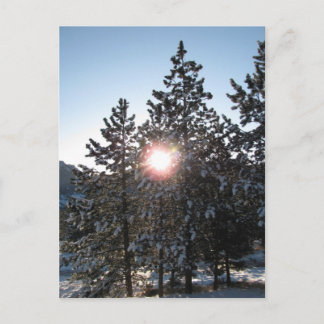 Postal Snowley Sunrise en Colorado