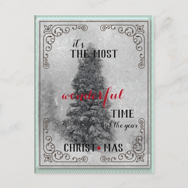 Postal Snowley Vintage Christmas (Anverso)