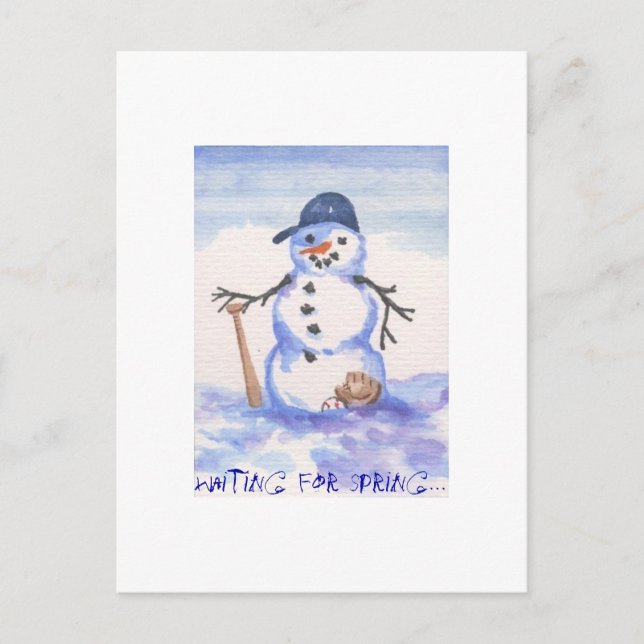 Postal Snowman (Anverso)