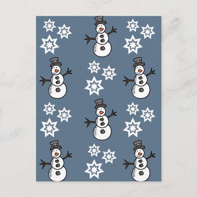 Postal Snowman (Anverso)