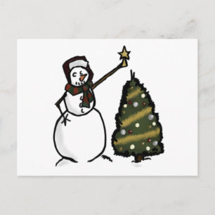 Postal Snowman