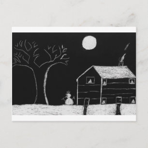 Postal snowman