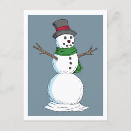 Postal Snowman