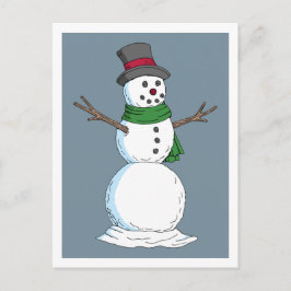 Postal Snowman