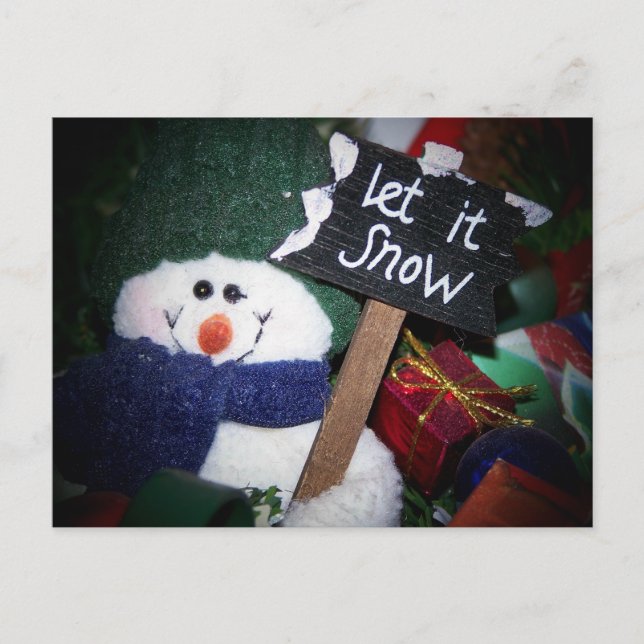 Postal snowman (Anverso)
