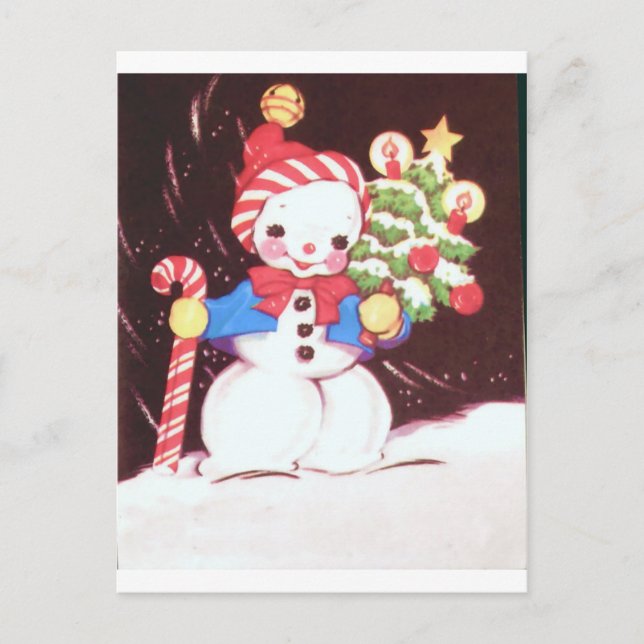Postal Snowman (Anverso)