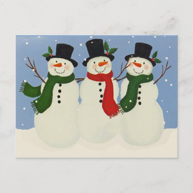 Postal Snowman (Anverso)