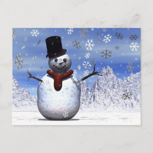 Postal Snowman