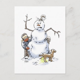 Postal Snowman