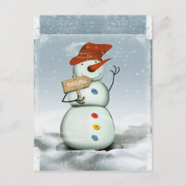 Postal Snowman