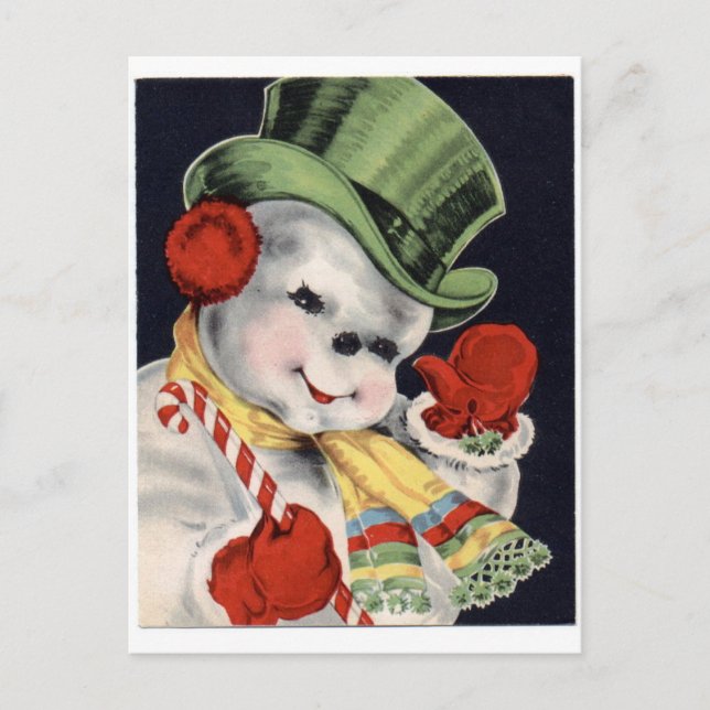 Postal Snowman (Anverso)