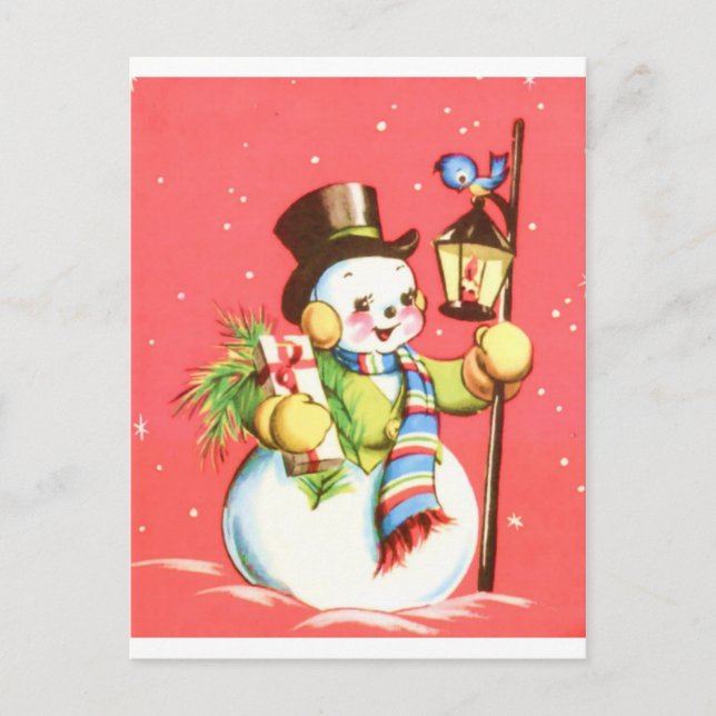 Postal Snowman (Anverso)