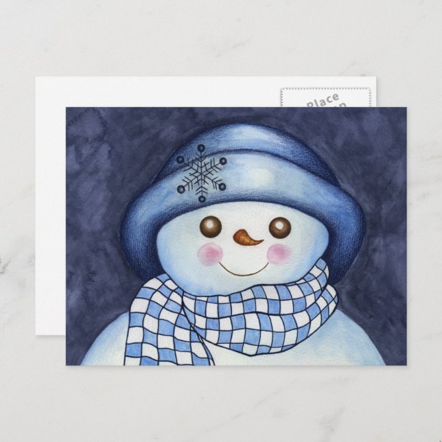 Postal Snowman (Anverso / Reverso)