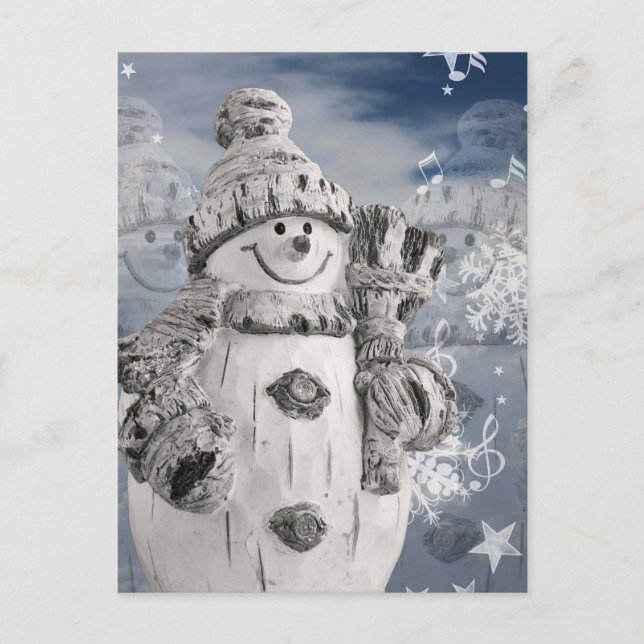Postal Snowman (Anverso)