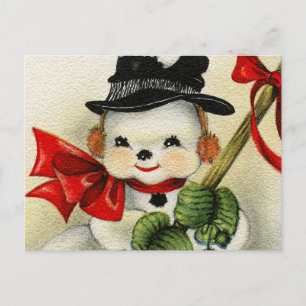 Postal Snowman 004
