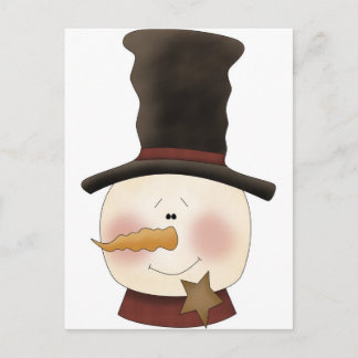 Postal Snowman de Winter Friends