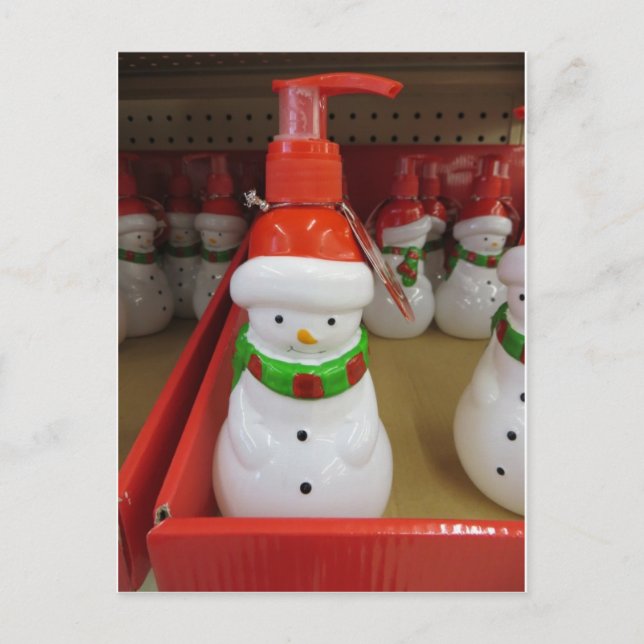 Postal Snowman Dispenser (Anverso)