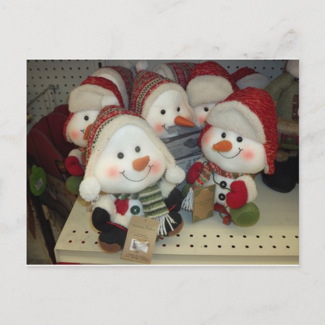Postal Snowman Gaggle (Anverso)