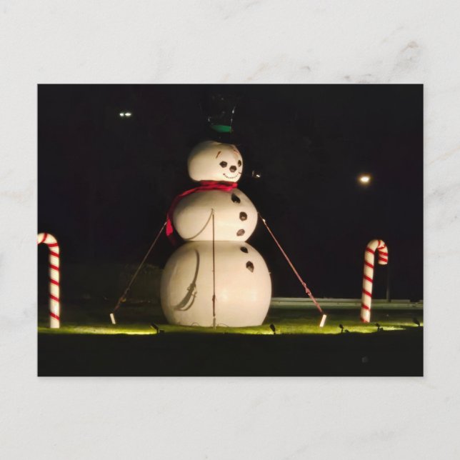 Postal Snowman, Michigan (Anverso)