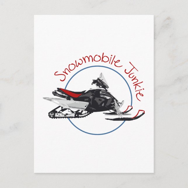 Postal Snowmobile Junkie (Anverso)