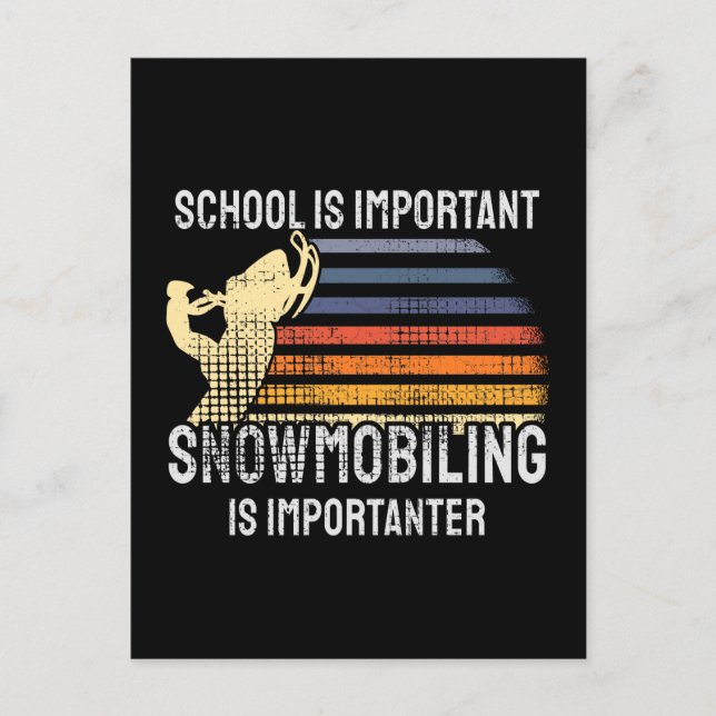 Postal Snowmobling Snowmobile (Anverso)
