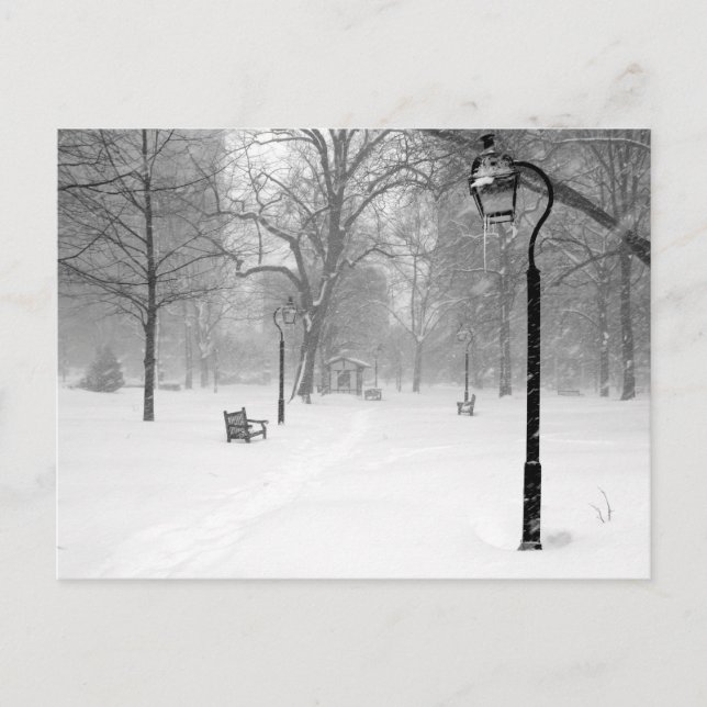 Postal Snowscape II, Filadelfia (Anverso)