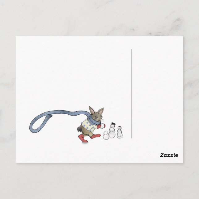 Postal Snowshoe Hare (Reverso)