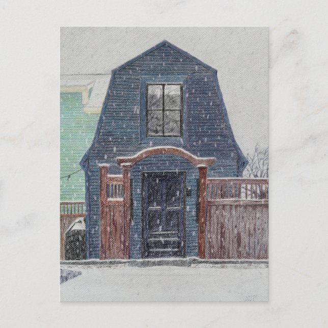 Postal Snowy Day (Anverso)