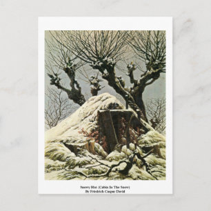 Postal Snowy Hut (Cabina En La Nieve)