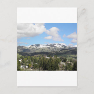 Postal Snowy Mt. Diablo