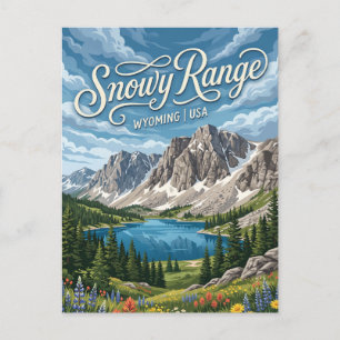 Postal Snowy Range Wyoming