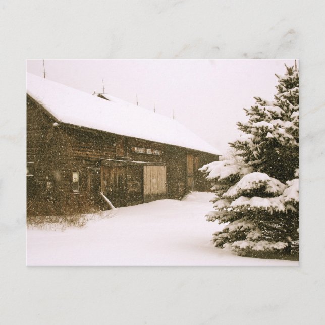 Postal Snowy Vermont (Anverso)