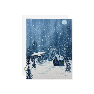 Postal Snowy Wonderland Postcard