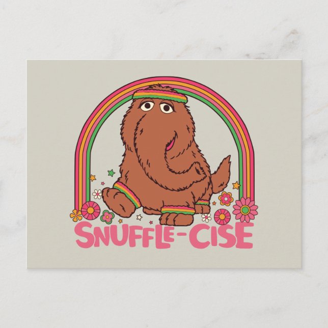 Postal Snuffleupagus | Snuffle-Cise (Anverso)