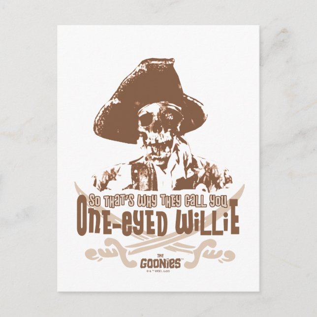 Postal "So That's Why They Call You One-Eyed Willie" (Anverso)