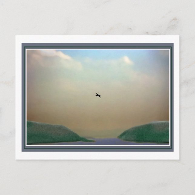 Postal Sobre el Hudson (Anverso)