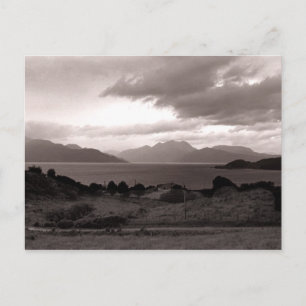 Postal Sobre el mar a Skye  