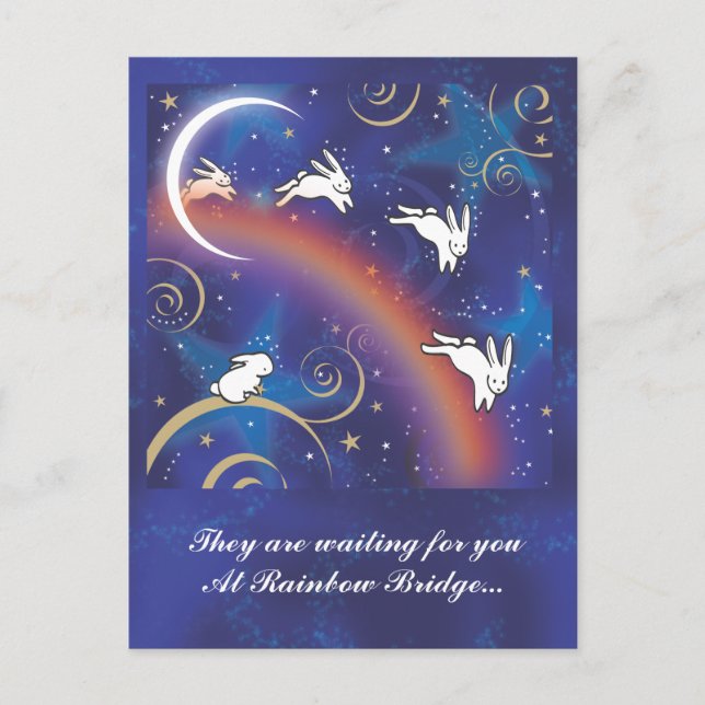 POSTAL SOBRE EL PUENTE DE LLUVIA (Anverso)