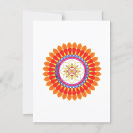 Postal Sobre elegante de Boho