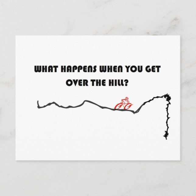 Postal Sobre la colina (Anverso)